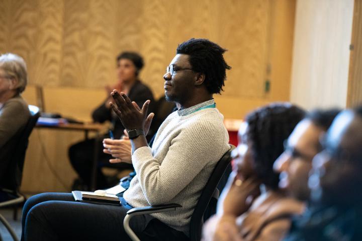 students in a conference