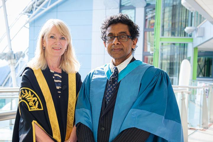 Image of Professor PB Anand and Professor Shirley Congdon