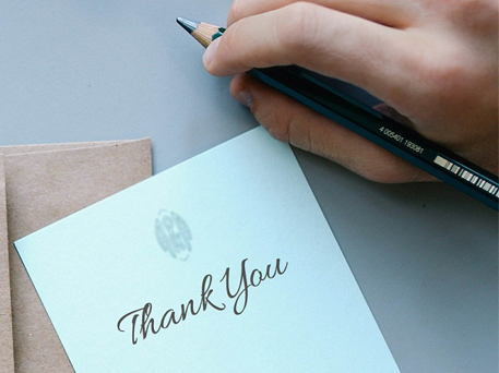 Thank you card