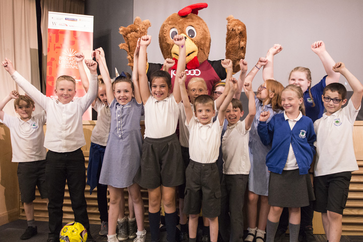 Children at a Bradford Literature event.