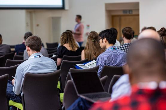 GV of students in a lecture hall