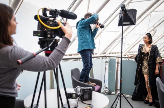Anita Rani with press